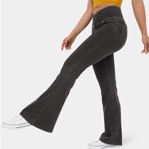 Halara HalaraMagic™ High Waisted Pocket Washed Stretchy Knit Denim Pants XS P